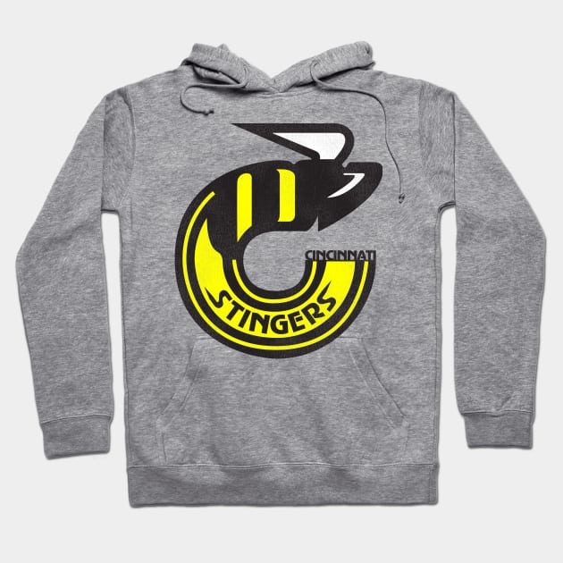 Defunct Cincinnati Stingers Hockey Team Hoodie by Defunctland